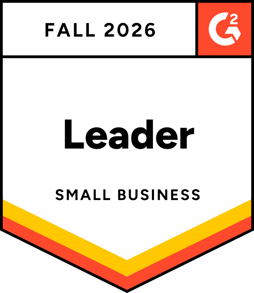 Leader Small Business G2 Award Badge